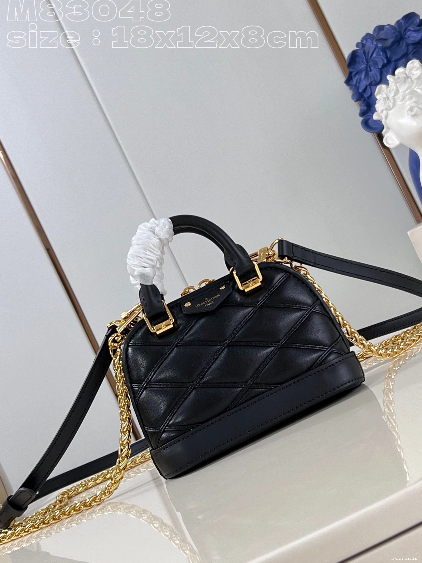 VUITTON Alma-18*12*8cm LOUIS Nano 0812